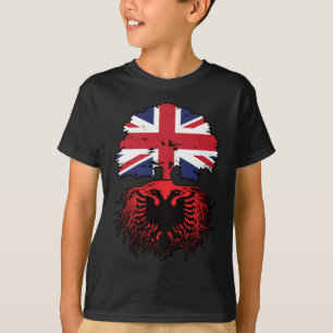 Albanië Albanees Brits Verenigd Koninkrijk T-shirt