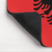 Albanië (Albanees) Vlag Muismat (Hoek)