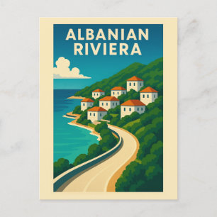  Albanië Albanese Riviera Reizen Briefkaart