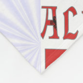 Albanië Albanese vlag betegeld gepersonaliseerd gr Fleece Deken (Hoek)