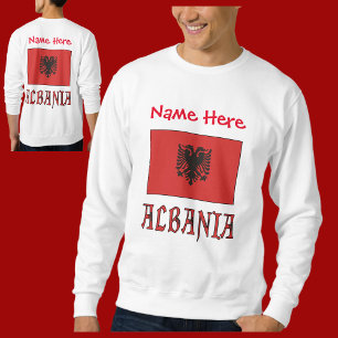 Albanië Albanese Vlag Rood Persoonlijk Trui