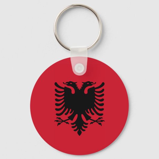 Albanië - Albanese vlag Sleutelhanger (Voorkant)
