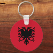 Albanië - Albanese vlag Sleutelhanger (Voorkant)