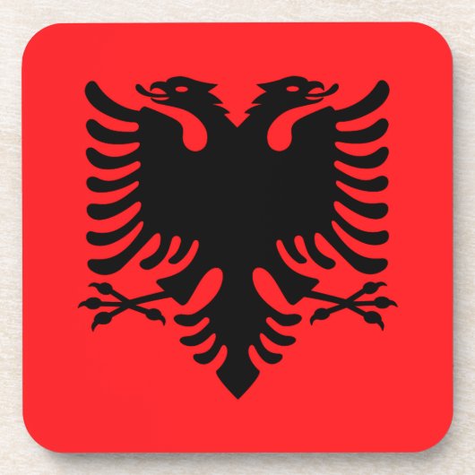 Albanië Bier Onderzetter (Voorkant)