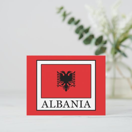 Albanië Briefkaart (Staand voorkant)
