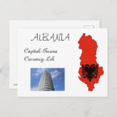 Albanië Briefkaart (Voorkant / Achterkant)