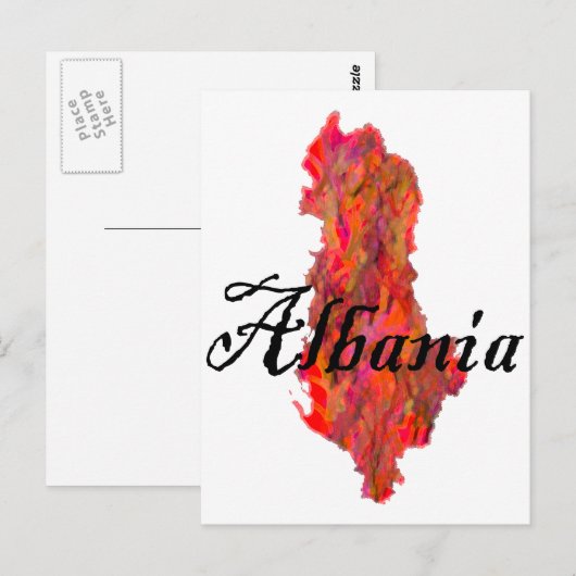 Albanië Briefkaart (Voorkant / Achterkant)