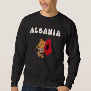 Albanië Cat Albanese Fans Trui