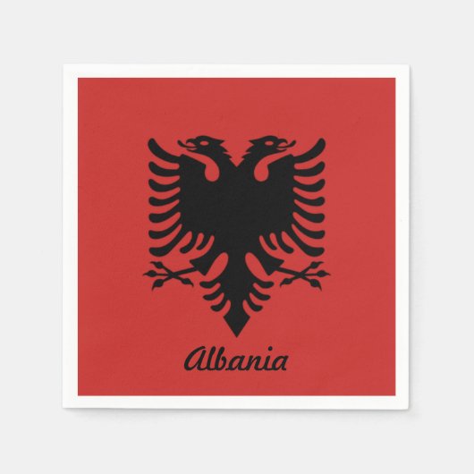 Albanië Cocktail Napkins Servet (Voorkant)