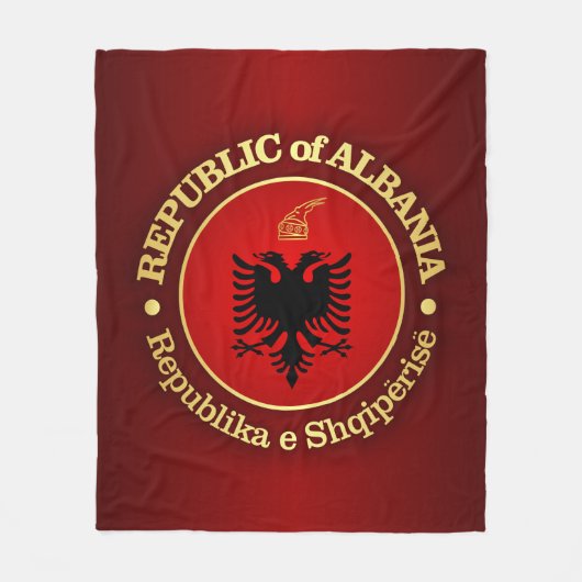 Albanië (d) fleece deken (Voorkant)