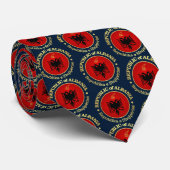 Albanië (d) stropdas (Opgerold)