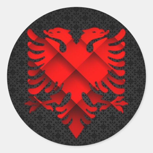 Albanië Design Sticker (Voorkant)