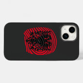 Albanië DNA Case-Mate iPhone Case (Achterkant (horizontaal))