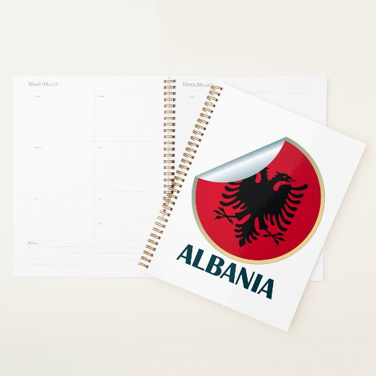 Albanië Double Headed Eagle Embleem Planner