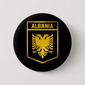 Albanië Emblem Ronde Button 5,7 Cm (Voorkant)