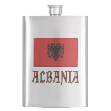 Albanië en Albanese vlag