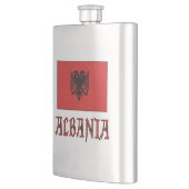 Albanië en Albanese vlag Flacon (Links)