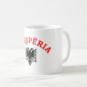 Albanië en arend - Shqiperia dhe shqiponja Koffiemok (Voorkant rechts)