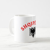 Albanië en arend - Shqiperia dhe shqiponja Koffiemok (Voorkant links)