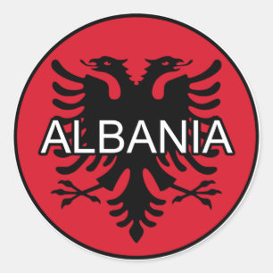 Albanië Euro Sticker