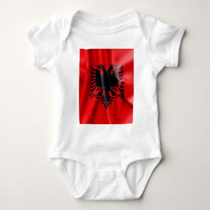 Albanië Flag Baby Jersey Bodysuit