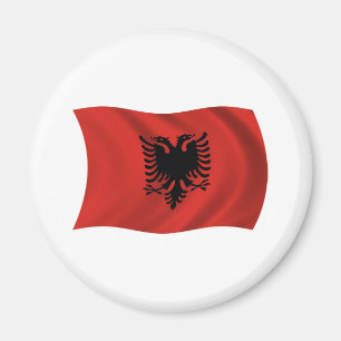 Albanië Flag Magnet