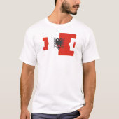 ALBANIË FLAG x FOOTBALL VELD T-shirt (Voorkant)