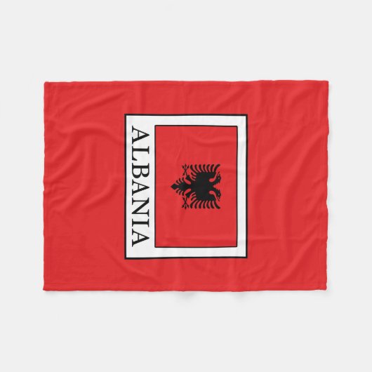 Albanië Fleece Deken (Voorkant (Horizontaal))