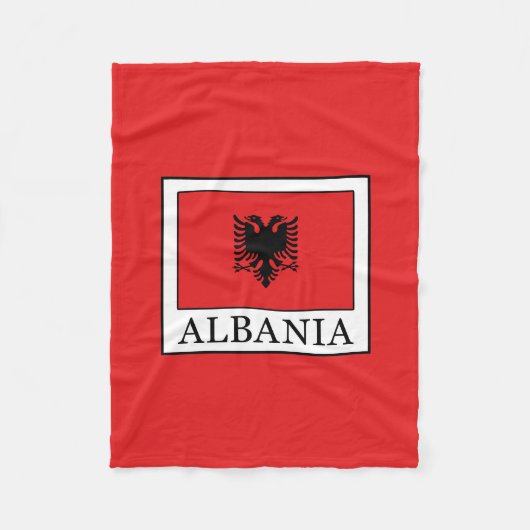 Albanië Fleece Deken (Voorkant)