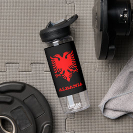 Albanië Fles, Fitness & Albanees Embleem / vlag Waterfles