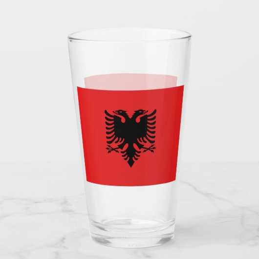 Albanië Glas (Achterkant)