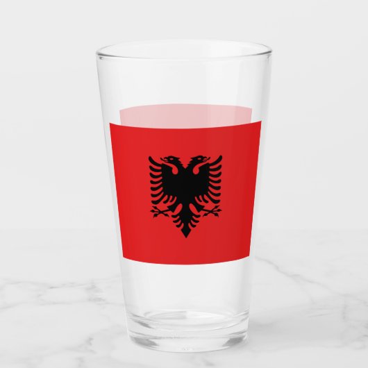 Albanië Glas (Voorkant)