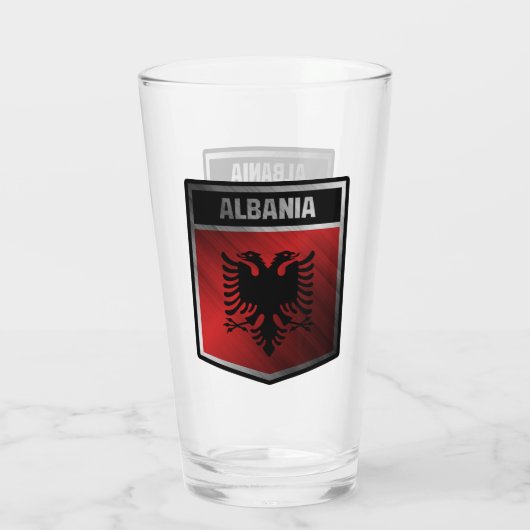 Albanië Glas (Achterkant)