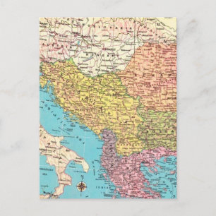 Albanië, Griekenland, Italië Kaart