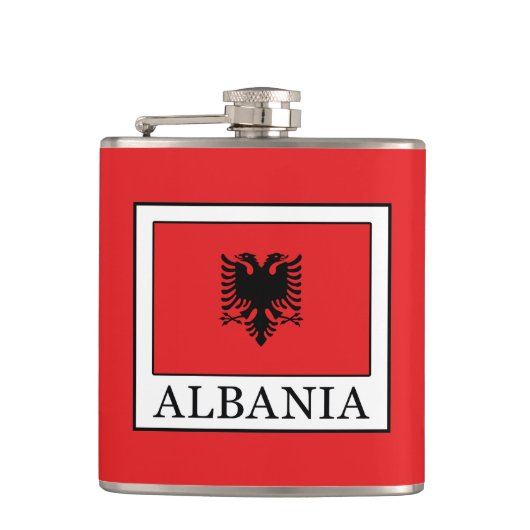 Albanië Heupfles (Voorkant)