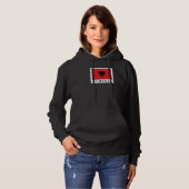 Albanië Hoodie (Voorkant volledig)