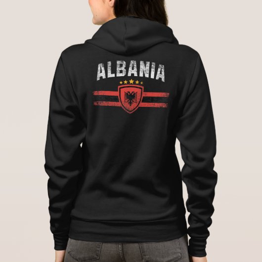 Albanië Hoodie (Achterkant)