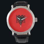 Albanië Horloge<br><div class="desc">Albanië Horloge voor mannen</div>