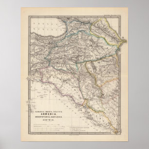 Albanië, Iberia, Colchis, Armenië, Mesopotamie Poster