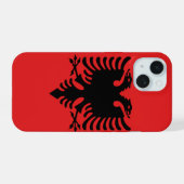 Albanië iPhone 15 Case (Achterkant horizontaal)