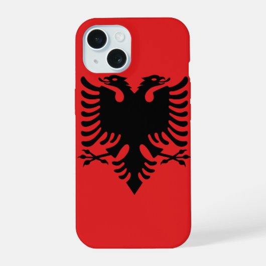 Albanië iPhone 15 Case (Achterkant)