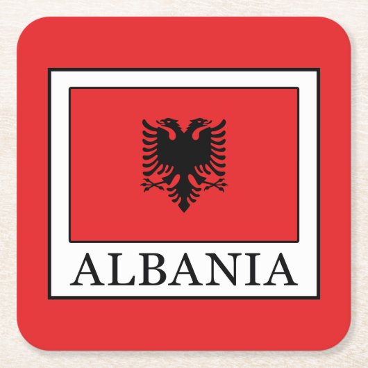 Albanië Kartonnen Onderzetters (Voorkant)