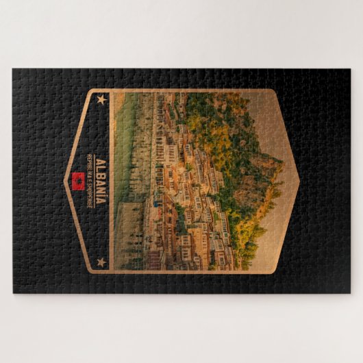 Albanië Legpuzzel (Horizontaal)