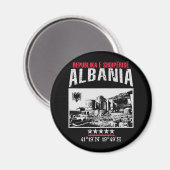 Albanië Magneet (Voorkant / Achterkant)