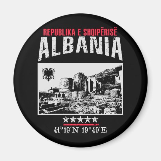 Albanië Magneet (Voorkant)