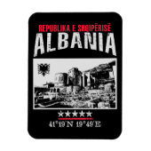 Albanië Magneet (Verticaal)