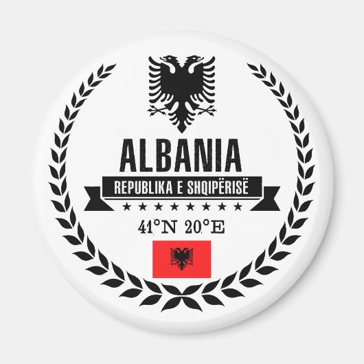 Albanië Magneet (Voorkant)