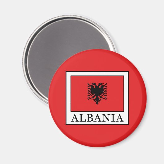 Albanië Magneet (Voorkant / Achterkant)