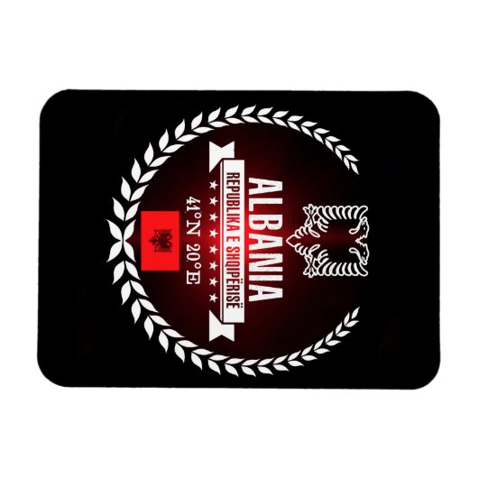 Albanië Magneet (Horizontaal)