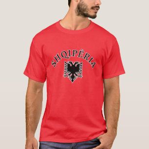 Albanië met arend - Shqiperia dhe shqiponja T-shirt